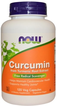 Curcumin, 120 Veg Capsules by Now Foods, 補充劑，抗氧化劑，薑黃素 HK 香港