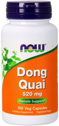 Dong Quai, 520 mg, 100 Veg Capsules by Now Foods, 健康，更年期，東.. HK 香港