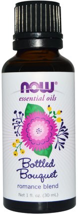 Essential Oils, Bottled Bouquet, Romance Blend, 1 fl oz (30 ml) by Now Foods, 沐浴，美容，香薰精油，芳香療法精油混合 HK 香港