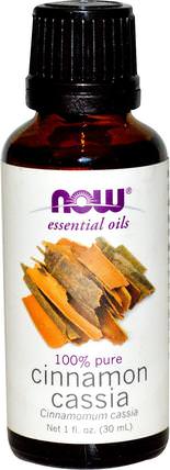 Essential Oils, Cinnamon Cassia, 1 fl oz (30 ml) by Now Foods, 沐浴，美容，香薰精油，決明子油，肉桂油 HK 香港