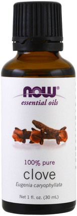 Essential Oils, Clove, 1 fl oz (30 ml) by Now Foods, 沐浴，美容，香薰精油，丁香油 HK 香港