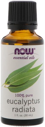 Essential Oils, Eucalyptus Radiata, 1 fl oz. (30 ml) by Now Foods, 沐浴，美容，香薰精油，桉樹油 HK 香港