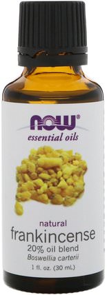Essential Oils, Frankincense 20% Oil Blend, 1 fl oz (30 ml) by Now Foods, 沐浴，美容，香薰精油，乳香油 HK 香港