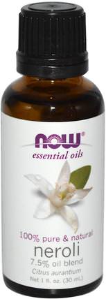 Essential Oils, Neroli, 1 fl oz (30 ml) by Now Foods, 沐浴，美容，香薰精油，橙花油 HK 香港