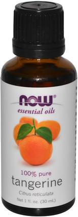 Essential Oils, Tangerine, 1 fl oz (30 ml) by Now Foods, 沐浴，美容，香薰精油，橘子油 HK 香港