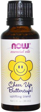 Essential Oils, Uplifting Blend, Cheer Up Buttercup!, 1 fl oz (30 ml) by Now Foods, 健康，心情，沐浴，美容，香薰精油 HK 香港