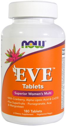 EVE, Superior Womens Multi, 180 Tablets by Now Foods, 維生素，女性多種維生素 HK 香港