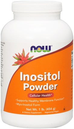 Inositol Powder, 1 lb (454 g) by Now Foods, 維生素，肌醇 HK 香港