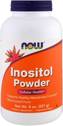 Inositol Powder, 8 oz (227 g) by Now Foods, 維生素，肌醇 HK 香港