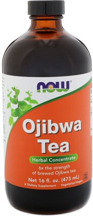 Liquid Ojibwa Tea, 16 fl oz (473 ml) by Now Foods, 補品，essiac（esiak），綿羊栗色 HK 香港