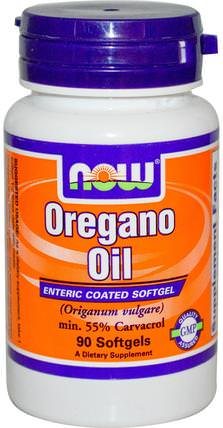 Oregano Oil, 90 Softgels by Now Foods, 補充劑，牛至油，抗生素 HK 香港