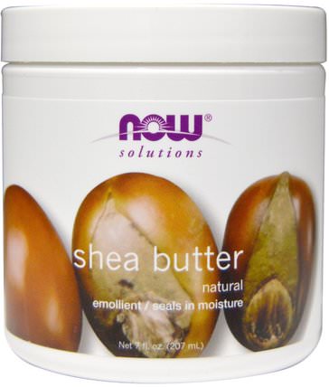 Solutions, Shea Butter, 7 fl oz (207 ml) by Now Foods, 洗澡，美容，乳木果油 HK 香港
