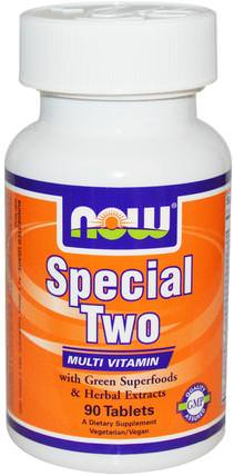 Special Two, Multi Vitamin, 90 Tablets by Now Foods, 維生素，多種維生素 HK 香港