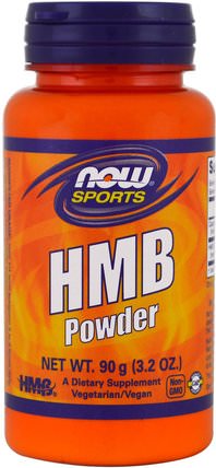 Sports, HMB Powder, 3.2 oz (90 g) by Now Foods, 運動，運動，合成代謝補品，bmb-hydroxy-b methybutyrate HK 香港