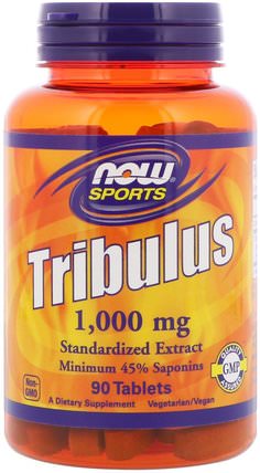 Sports, Tribulus, 1.000 mg, 90 Tablets by Now Foods, 運動，tri藜 HK 香港