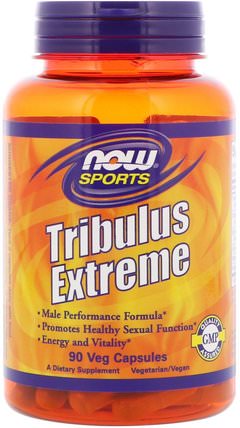 Sports, Tribulus Extreme, 90 Veg Capsules by Now Foods, 運動，tri藜 HK 香港