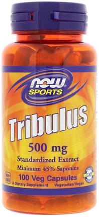 Tribulus, 500 mg, 100 Veg Capsules by Now Foods, 運動，tri藜 HK 香港