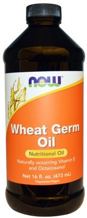 Wheat Germ Oil, 16 fl oz (473 ml) by Now Foods, 食品，小麥製品，小麥胚芽油 HK 香港