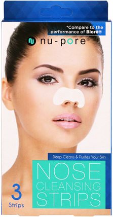 Nose Cleansing Strips, 3 Strips by Nu-Pore, 美容，面部護理 HK 香港