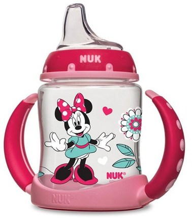 Disney Baby, Minnie Mouse Learner Cup 6 + Months, 1 cup, 5 oz (150 ml) by NUK, 兒童健康，兒童食品，嬰兒餵養，吸管杯 HK 香港