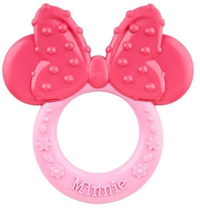 Disney Baby, Minnie Mouse Teether, 3+ Months, 1 Teether by NUK, 兒童健康，兒童玩具，出牙玩具 HK 香港