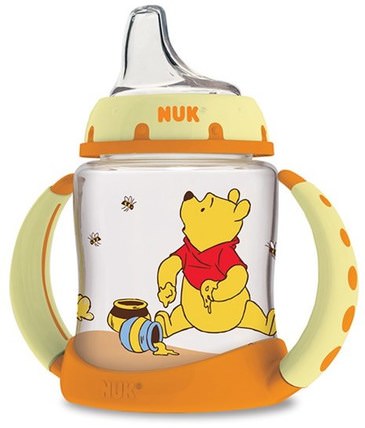 Disney Baby, Winnie The Pooh Learner Cup, 6+ Months, 1 Cup, 5 oz (150ml) by NUK, 兒童健康，兒童食品，嬰兒餵養，嬰兒奶瓶 HK 香港