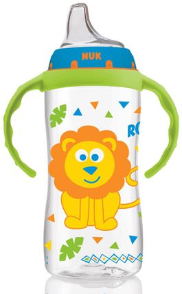 Large Learner Cup, 9+ Months, Jungle Boy, 1 Cup, 10 oz (300 ml) by NUK, 兒童健康，兒童食品 HK 香港
