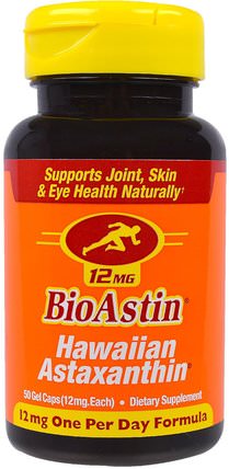 BioAstin, 12 mg, 50 Gel Caps by Nutrex Hawaii, bioastin HK 香港