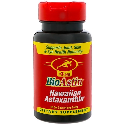 BioAstin, 4 mg, 60 Gel Caps by Nutrex Hawaii, bioastin HK 香港