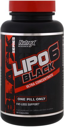 Lipo 6 Black Ultra Concentrate, 60 Capsules by Nutrex Research Labs, 減肥，飲食，運動 HK 香港