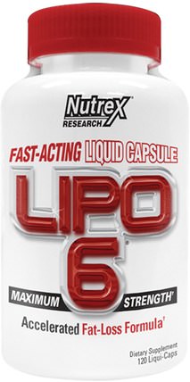 Lipo 6, Maximum Strength, 120 Liqui-Caps by Nutrex Research Labs, 健康 HK 香港