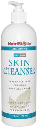 Skin Cleanser, Non-Soap, Original, 16 fl oz (473 ml) by NutriBiotic, 洗澡，美容，沐浴露 HK 香港