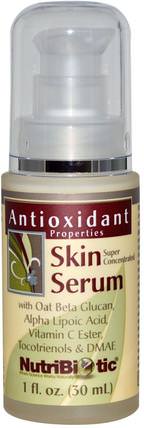 Skin Serum, 1 fl oz (30 ml) by NutriBiotic, 健康，皮膚血清 HK 香港