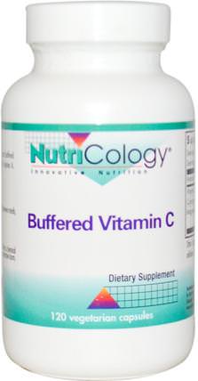 Buffered Vitamin C, 120 Veggie Caps by Nutricology, 維生素，維生素c，維生素C緩衝 HK 香港