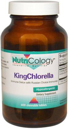 King Chlorella, 600 Chewable Tablets by Nutricology, 補品，超級食品，小球藻 HK 香港