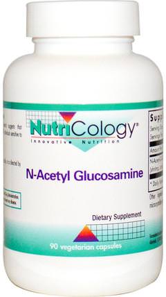 N-Acetyl Glucosamine, 90 Veggie Caps by Nutricology, 補充劑，氨基葡萄糖，n - 乙酰 - 葡萄糖胺 HK 香港