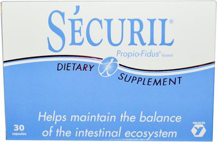 Securil, Propio-Fidus-Based, 30 Capsules by Nutricology, 補充劑，益生菌，穩定的益生菌 HK 香港