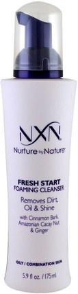 Nurture by Nature, Fresh Start Foaming Cleanser, Oily / Combination Skin, 5.9 fl oz (175 ml) by NXN, 美容，面部護理，洗面奶 HK 香港