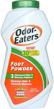 Foot Powder, 6 oz (170 g) by Odor Eaters, 洗澡，美容，腳部護理 HK 香港