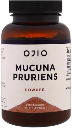 Mucuna Pruriens Powder, 3.53 oz (100 g) by Ojio, 草藥，阿育吠陀阿育吠陀草藥，mucuna HK 香港