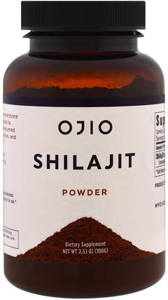 Shilajit Powder, 3.53 oz (100 g) by Ojio, 補品，超級食品 HK 香港