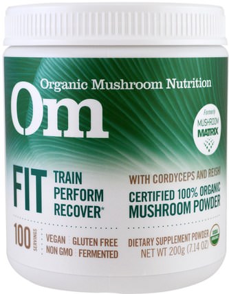 Fit, Mushroom Powder, 7.14 oz (200 g) by Organic Mushroom Nutrition, 運動，運動 HK 香港