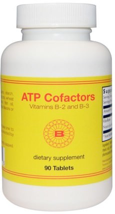 ATP Cofactors, 90 Tablets by Optimox Corporation, 維生素，維生素b，維生素b2 - 核黃素，維生素b3 HK 香港