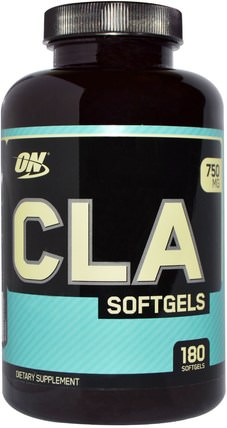 CLA, 750 mg, 180 Softgels by Optimum Nutrition, 減肥，飲食，cla（共軛亞油酸），運動 HK 香港