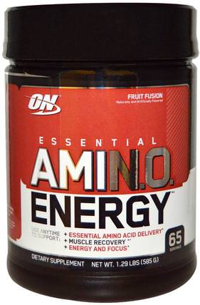 Essential Amino Energy, Fruit Fusion, 1.29 lbs (585 g) by Optimum Nutrition, 體育 HK 香港