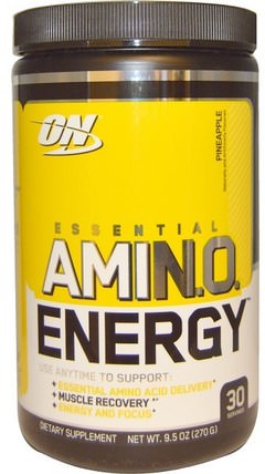 Essential Amino Energy, Pineapple, 9.5 oz (270 g) by Optimum Nutrition, 體育 HK 香港
