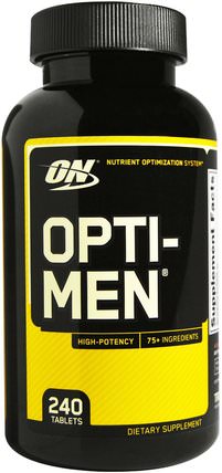 Opti-Men, 240 Tablets by Optimum Nutrition, 體育 HK 香港