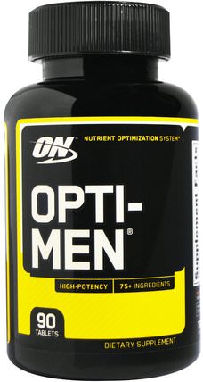 Opti-Men, 90 Tablets by Optimum Nutrition, 體育 HK 香港