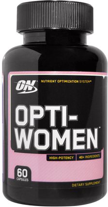 Opti-Women, 60 Capsules by Optimum Nutrition, 體育 HK 香港