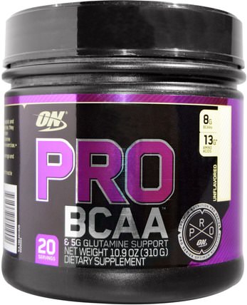 Pro BCAA, Unflavored, 10.9 oz (310 g) by Optimum Nutrition, 體育 HK 香港